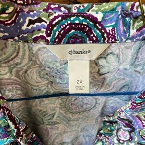 Light weight zip up CJ Banks jacket